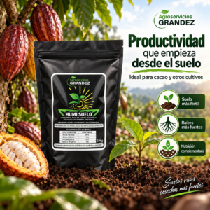 HUMI SUELO 1 kg, leonardita rica en ácidos húmicos y fúlvicos para el suelo